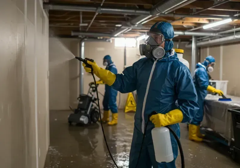 Basement Sanitization and Antimicrobial Treatment process in Callahan, FL